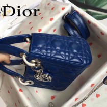 DIOR迪奧-07 原版皮3格DiorLady戴妃包 鏈條120cm 可調節皮肩帶