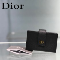 DIOR-04 迪奧原版皮SADDLE DIOR OBLIQUE 新款老花小卡包