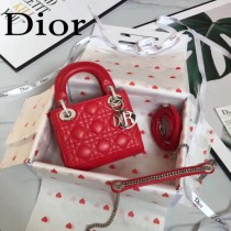 DIOR迪奧-04 原版皮3格DiorLady戴妃包 鏈條120cm 可調節皮肩帶