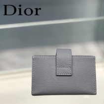 DIOR-05 迪奧原版皮SADDLE DIOR OBLIQUE 新款老花小卡包