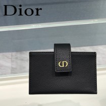 DIOR-04 迪奧原版皮SADDLE DIOR OBLIQUE 新款老花小卡包