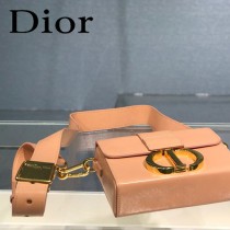 迪奧-01 原版皮 Dior  蒙田 Mini Box 相機包