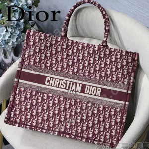 Dior迪奧-05  原版皮大號Book Tote 購物袋