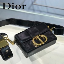 迪奧-02 原版皮 Dior  蒙田 Mini Box 相機包