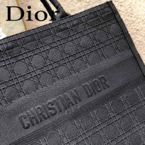 Dior迪奧-03  原版皮大號格纹 Book Tote 購物袋