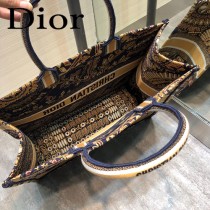 DIOR-08 迪奧原版皮新圖案新款刺繡Dior Book Tote購物袋手提包