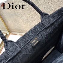Dior迪奧-03  原版皮大號格纹 Book Tote 購物袋