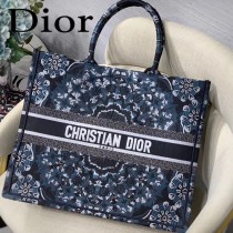 DIOR-015 迪奧原版皮新圖案新款刺繡Dior Book Tote購物袋手提包