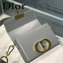 迪奧-04 原版皮 Dior  蒙田 Mini Box 相機包