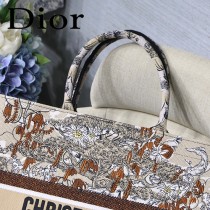 DIOR-07 迪奧原版皮新圖案新款刺繡Dior Book Tote購物袋手提包