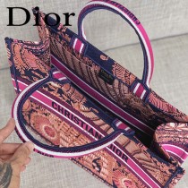 DIOR-05 迪奧原版皮新圖案新款刺繡Dior Book Tote購物袋手提包
