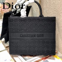 Dior迪奧-03  原版皮大號格纹 Book Tote 購物袋