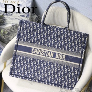 Dior迪奧-04  原版皮大號Book Tote 購物袋