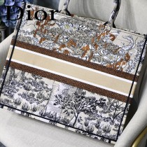 DIOR-011 迪奧原版皮新圖案新款刺繡Dior Book Tote購物袋手提包