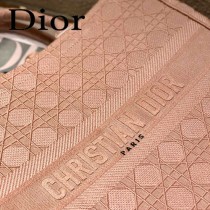 Dior迪奧-01  原版皮大號格纹 Book Tote 購物袋