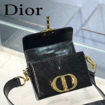 迪奧-02 原版皮 Dior  蒙田 Mini Box 相機包