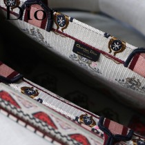 DIOR-021 迪奧原版皮新圖案新款刺繡Dior Book Tote購物袋手提包