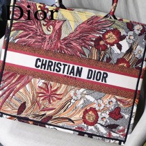 DIOR-017 迪奧原版皮新圖案新款刺繡Dior Book Tote購物袋手提包