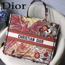 DIOR-017 迪奧原版皮新圖案新款刺繡Dior Book Tote購物袋手提包