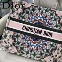 DIOR-024 迪奧原版皮新圖案新款刺繡Dior Book Tote購物袋手提包