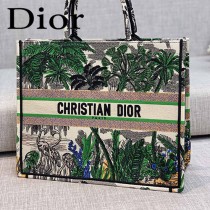 DIOR-04 迪奧原版皮新圖案新款刺繡Dior Book Tote購物袋手提包