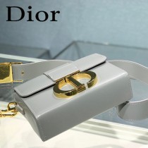 迪奧-04 原版皮 Dior  蒙田 Mini Box 相機包