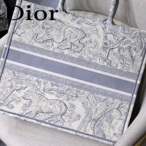 DIOR-019 迪奧原版皮新圖案新款刺繡Dior Book Tote購物袋手提包