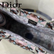 DIOR-024 迪奧原版皮新圖案新款刺繡Dior Book Tote購物袋手提包
