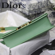 迪奧 原版皮 Dior最新款 牛油果綠30 Montaigne蒙田包