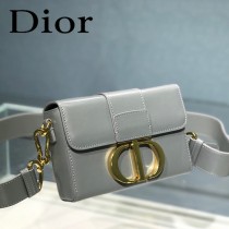 迪奧-04 原版皮 Dior  蒙田 Mini Box 相機包
