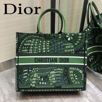 DIOR-010 迪奧原版皮新圖案新款刺繡Dior Book Tote購物袋手提包