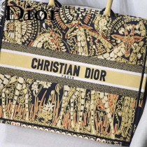DIOR-013 迪奧原版皮新圖案新款刺繡Dior Book Tote購物袋手提包