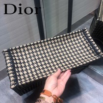 DIOR-01 迪奧原版皮新圖案新款刺繡Dior Book Tote購物袋手提包