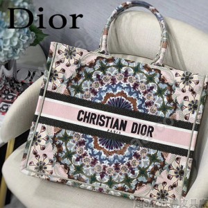DIOR-024 迪奧原版皮新圖案新款刺繡Dior Book Tote購物袋手提包