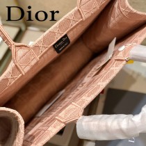 Dior迪奧-01  原版皮大號格纹 Book Tote 購物袋