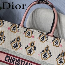 DIOR-021 迪奧原版皮新圖案新款刺繡Dior Book Tote購物袋手提包