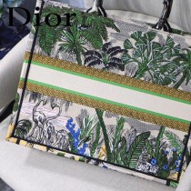 DIOR-023 迪奧原版皮新圖案新款刺繡Dior Book Tote購物袋手提包
