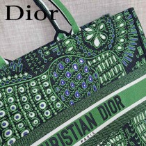 DIOR-06 迪奧原版皮新圖案新款刺繡Dior Book Tote購物袋手提包