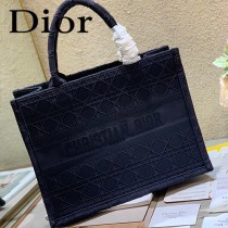 Dior迪奧-04  原版皮大號格纹 Book Tote 購物袋