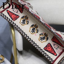DIOR-021 迪奧原版皮新圖案新款刺繡Dior Book Tote購物袋手提包