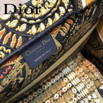 DIOR-09 迪奧原版皮新圖案新款刺繡Dior Book Tote購物袋手提包