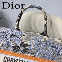 DIOR-012 迪奧原版皮新圖案新款刺繡Dior Book Tote購物袋手提包