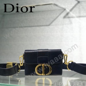 迪奧-03 原版皮 Dior  蒙田 Mini Box 相機包