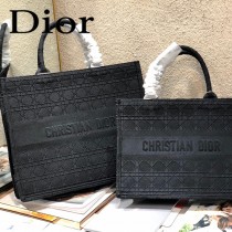 Dior迪奧-03  原版皮大號格纹 Book Tote 購物袋