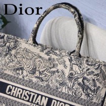 DIOR-02 迪奧原版皮新圖案新款刺繡Dior Book Tote購物袋手提包