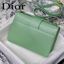 迪奧 原版皮 Dior最新款 牛油果綠30 Montaigne蒙田包