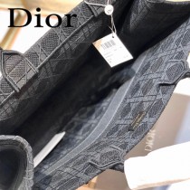 Dior迪奧-03  原版皮大號格纹 Book Tote 購物袋
