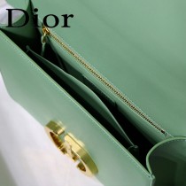迪奧 原版皮 Dior最新款 牛油果綠30 Montaigne蒙田包