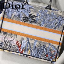 DIOR-014 迪奧原版皮新圖案新款刺繡Dior Book Tote購物袋手提包