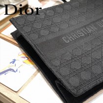 Dior迪奧-03  原版皮大號格纹 Book Tote 購物袋